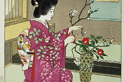 Art floral japonais