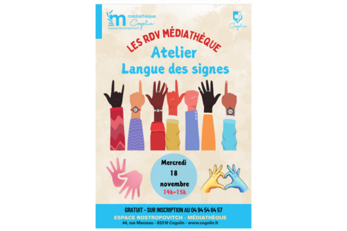 Atelier langue des signes médiathèque