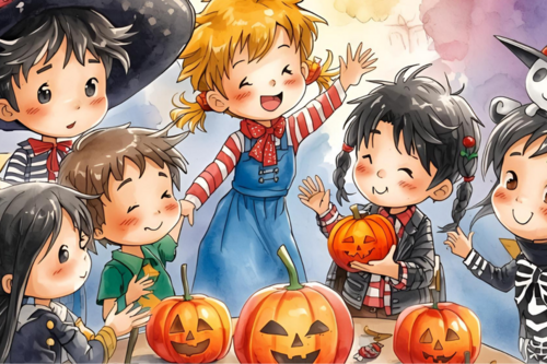Les enfants fêtent "Halloween"