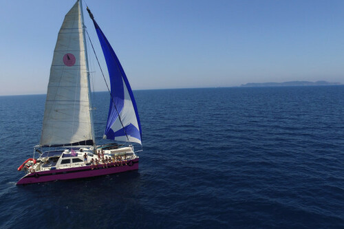 Catamaran day to Taillat Cape from Cavalaire