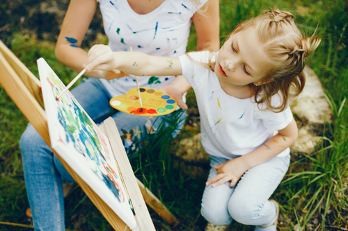 Part'âge nature : atelier peinture nature_Sainte-Maxime