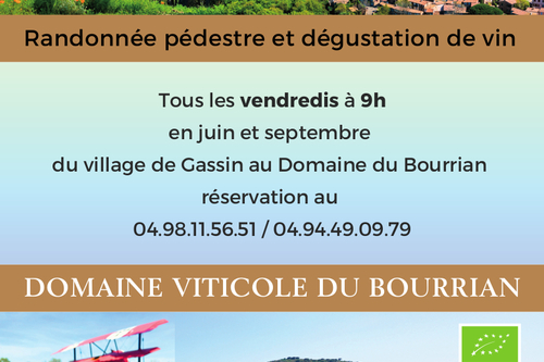 dégustation de vin au Bourrian