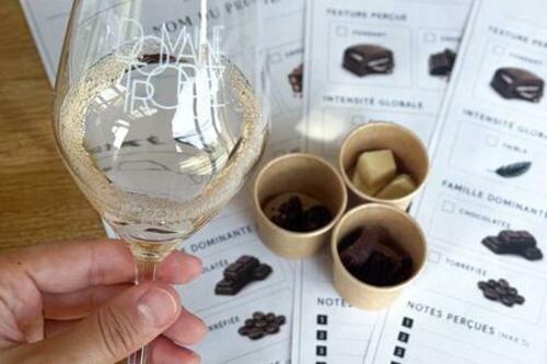 Chocolat et vin au Domaine Tropez