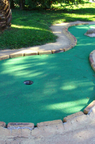 Anniversaire enfant au minigolf