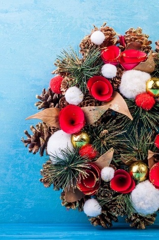 Atelier floral : sphère végétale aux éclats de noël_Sainte-Maxime