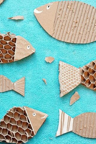 Atelier recyclage : poissons d’avril aux reflets du recyclé_Sainte-Maxime