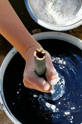 Atelier teinture : bogolan - petite palette magique pour artistes en herbe_Sainte-Maxime