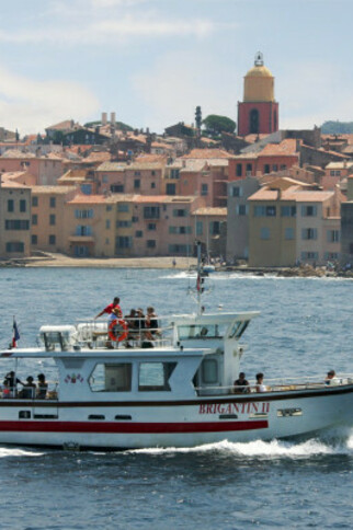 Balade en mer Saint-Tropez, baie des millionnaires