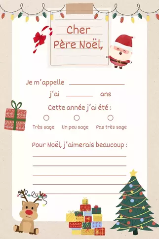 Lettre au Père Noël