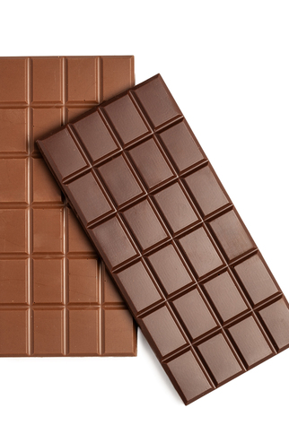 Tablette chocolat sans sucre ajouté