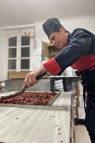 Fabrication nougat noir