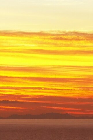 Corse vue depuis la Quessine