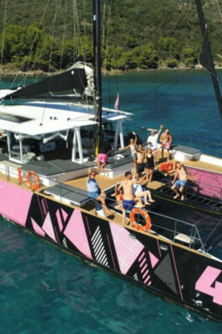 Journée en catamaran à Cap Taillat Départ Cavalaire