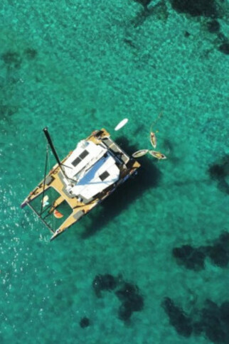 Journée en catamaran à Cap Taillat Départ Cavalaire