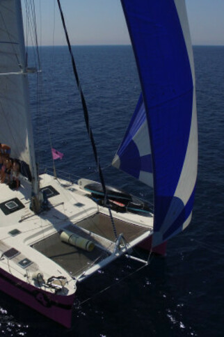 Journée en catamaran à Cap Taillat Départ Cavalaire