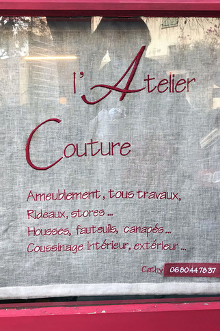 L'Atelier Couture devanture