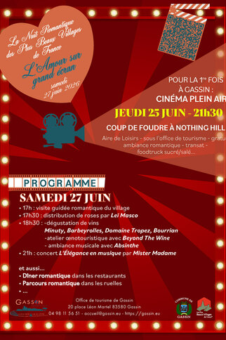 Affiche La nuit romantique des plus beaux villages de France 2026_Gassin