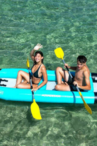 Location de kayak gonflable -  plage de la Nartelle
