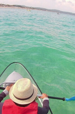 Location de kayak transparent  - plage de la Madrague