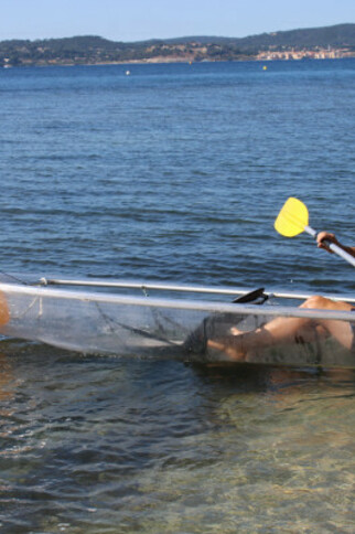 Location de kayak transparent  - plage de la Madrague