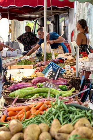 Marché Grimaud village