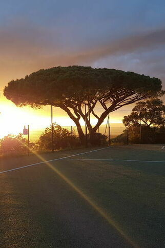 Coucher de soleil au mini-stade