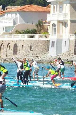 Courses de stand up paddle