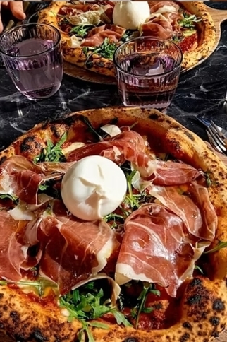 Pizza burratta