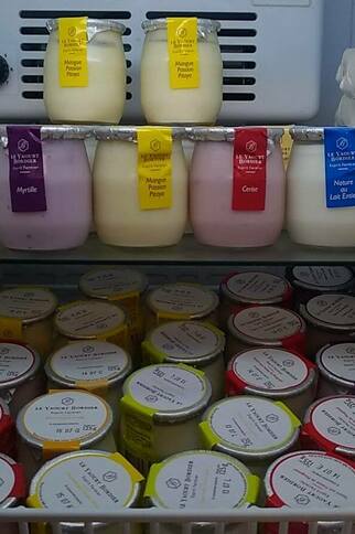 Yaourts au Primeurs Cyclades de Gassin - https://gassin.eu