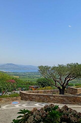 Vue panoramique - La Ciboulette - restaurant avec vue panoramique à Gassin - https://gassin.eu