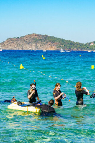 Snorkeling in the Mediterranean Sea