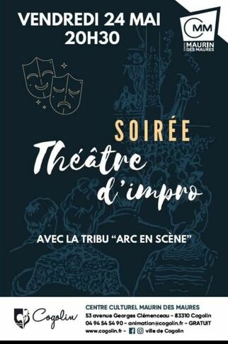 Soirée théâtre d'impro | Theatre Cogolin | Golfe de Saint-Tropez Tourisme