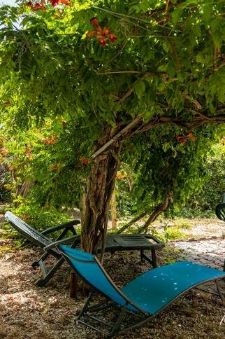 Salon de jardin vue mer